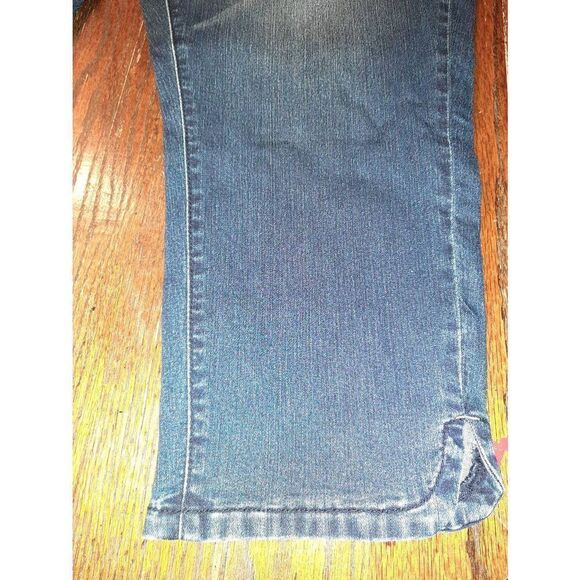 New 24W Angels Forever Young Skinny Crop High Rise Denim Blue Jeans Casual Pants - Picture 2 of 5